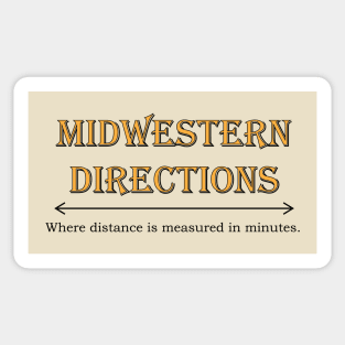 Midwestern Directions Sticker